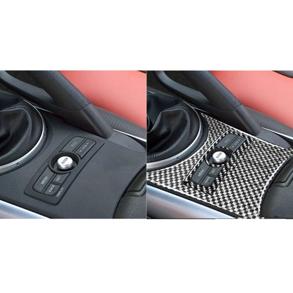 Car Carbon Fiber Gear Position Console Lower Decorative Sticker for Mazda RX8 2004-2008, Left and Right Drive Universal - Car Interior Mouldings by PMC Jewellery | Online Shopping South Africa | PMC Jewellery | Buy Now Pay Later Mobicred