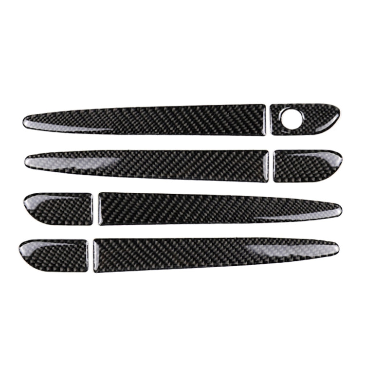 One Set Car Carbon Fiber Outside Door Handle without Smart Hole Decorative Sticker for Mazda CX-5 2017-2018, Left Drive - Decorative Sticker by PMC Jewellery | Online Shopping South Africa | PMC Jewellery | Buy Now Pay Later Mobicred