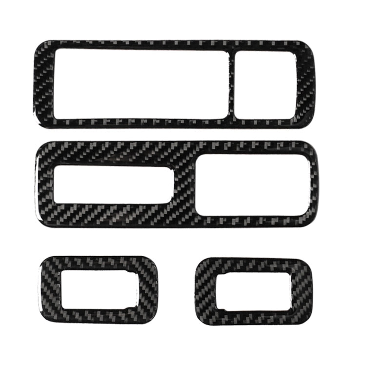 Car Carbon Fiber Window Glass Lift Decorative Sticker for Lexus RX300 / 270 / 200T / 450h 2016-2019, Left Drive - Car Interior Mouldings by PMC Jewellery | Online Shopping South Africa | PMC Jewellery | Buy Now Pay Later Mobicred