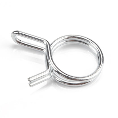 20 PCS Double Wire Spring Tube Clamp Water Pipe Clamps, Size: 9mm - Booster Cable & Clip by PMC Jewellery | Online Shopping South Africa | PMC Jewellery | Buy Now Pay Later Mobicred