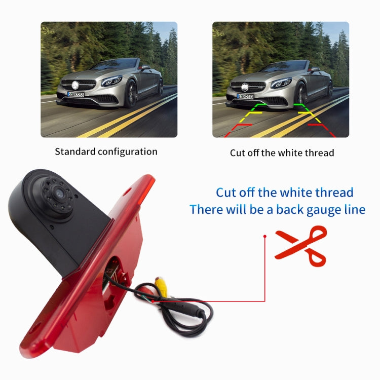 PZ465 Car Waterproof Brake Light View Camera for Citroen / Peugeot / Toyota - Rear View Cameras by PMC Jewellery | Online Shopping South Africa | PMC Jewellery | Buy Now Pay Later Mobicred