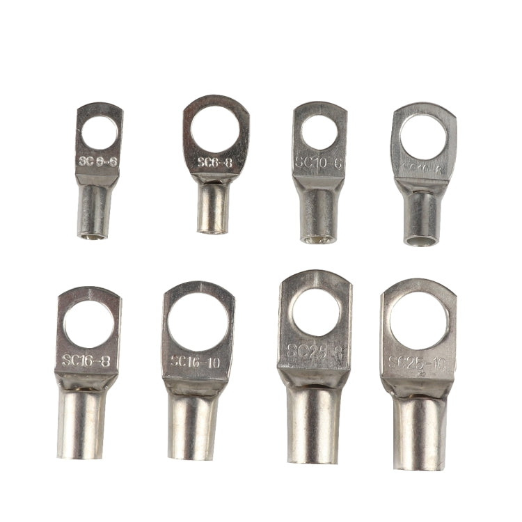 120 in 1 Boat / Car Bolt Hole Tinned Copper Terminals Set Wire Terminals Connector Cable Lugs SC Terminals - Nuts & Bolts by PMC Jewellery | Online Shopping South Africa | PMC Jewellery | Buy Now Pay Later Mobicred