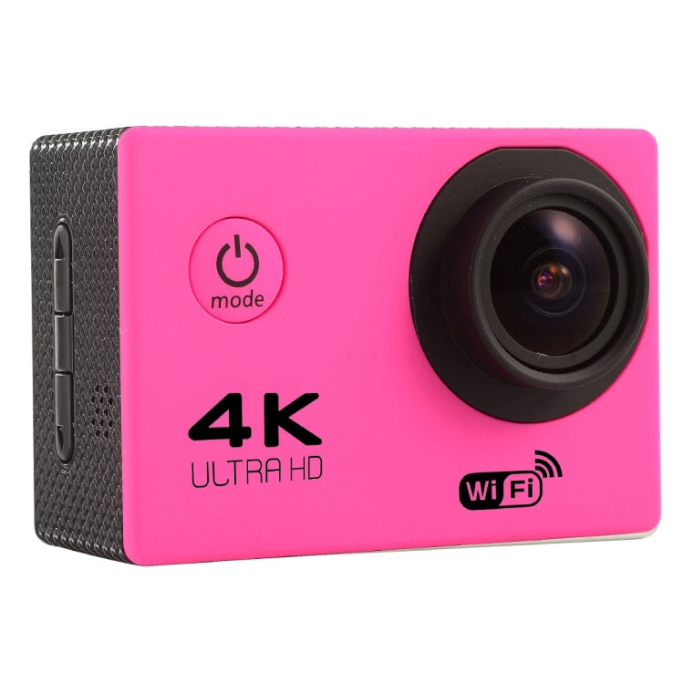 F60 2.0 inch Screen 170 Degrees Wide Angle WiFi Sport Action Camera Camcorder with Waterproof Housing Case, Support 64GB Micro SD Card(Magenta) - Other Camera by PMC Jewellery | Online Shopping South Africa | PMC Jewellery | Buy Now Pay Later Mobicred