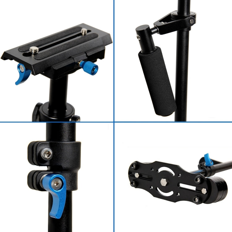 YELANGU S60L 61cm Aluminum Handheld Stabilizer for DSLR Camera DV - free shipping - PMC TechLife - Order now!