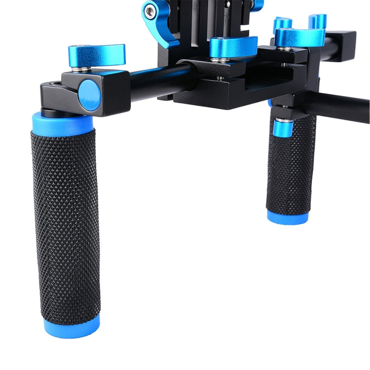 YELANGU YLG0102A-A01 Dual Handle Shoulder Mount Support Kit DSLR Rig(Black) - free shipping - PMC TechLife - Order now!