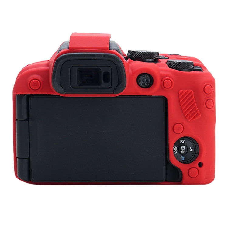 For Canon EOS R10 Soft Silicone Protective Case (Red) - Protective Case by PMC TechLife | Online Shopping South Africa | PMC TechLife | Buy Now Pay Later Mobicred