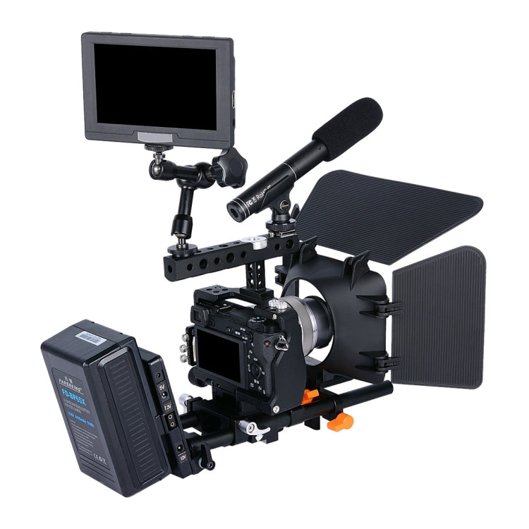 YELANGU YLG0905A Camera Video Cage Handle Stabilizer for Sony A6000/A6300/A6400/A6500(Black) - Camera Cage by YELANGU | Online Shopping South Africa | PMC Jewellery | Buy Now Pay Later Mobicred