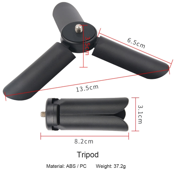 Mini Tripod Mount + Flashlight Extension Bracket  for DJI OSMO Mobile 2 -  by PMC TechLife | Online Shopping South Africa | PMC TechLife | Buy Now Pay Later Mobicred