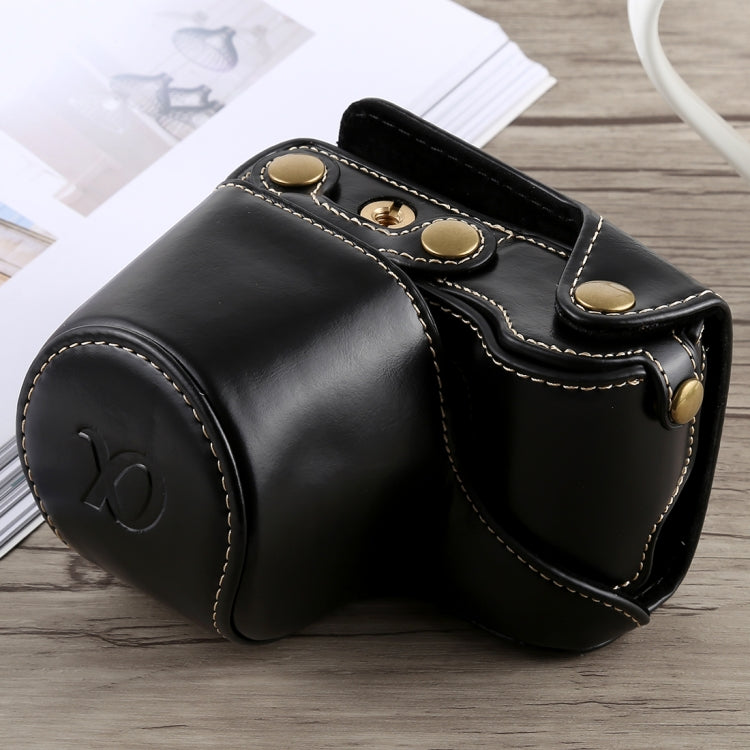 Full Body Camera PU Leather Case Bag with Strap for Sony A5100 (Black) - free shipping - PMC TechLife - Order now!