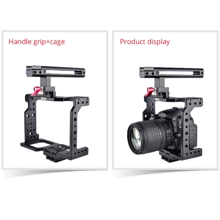 YELANGU C8 YLG0910 Handle Video Camera Cage Stabilizer(Black) - free shipping - PMC TechLife - Order now!