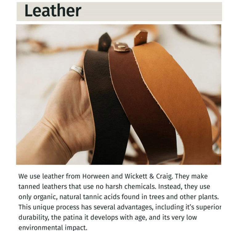 Quick Release Anti-Slip Shoulder Leather Harness Camera Strap with Metal Hook for SLR / DSLR Cameras (Left Shoulder) - free shipping - PMC TechLife - Order now!