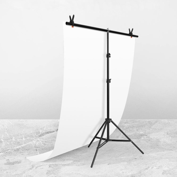 100x200cm T-Shape Photo Studio Background Support Stand Backdrop Crossbar Bracket Kit with Clips, No Backdrop - free shipping - PMC TechLife - Order now!