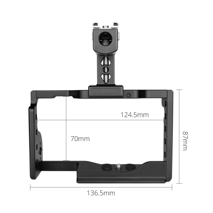 YELANGU C17 YLG0913A Video Camera Cage Stabilizer with Handle for Sony A6600 (Black) - free shipping - PMC TechLife - Order now!