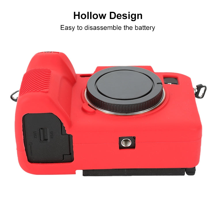 For Sony ILCE-7RM5 / Alpha 7R V Soft Silicone Protective Case (Red) - free shipping - PMC TechLife - Order now!