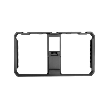 YELANGU  PC06 YLG0909A Vlogging Live Broadcast Smartphone Metal Cage Video Rig Filmmaking Recording Handle Stabilizer Bracket for iPhone, Galaxy, Huawei, Xiaomi, HTC, LG, Google, and Other Smartphones(Black) - Stand by YELANGU | Online Shopping South Africa | PMC Jewellery | Buy Now Pay Later Mobicred