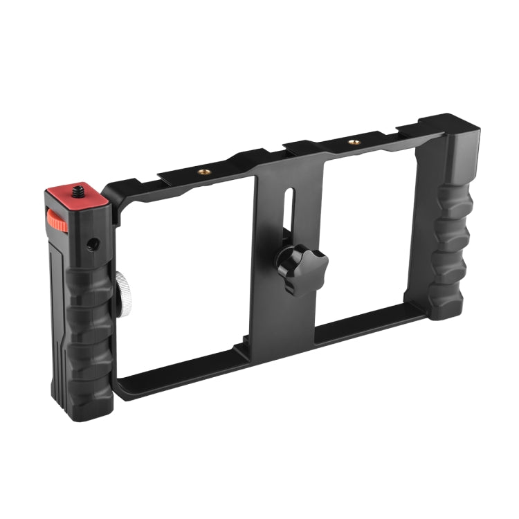 YELANGU PC02A Vlogging Live Broadcast Plastic Cage Video Rig Filmmaking Stabilizer Bracket for iPhone, Galaxy, Huawei, Xiaomi, HTC, LG, Google, and Other Smartphones(Black) - Stand by YELANGU | Online Shopping South Africa | PMC Jewellery | Buy Now Pay Later Mobicred