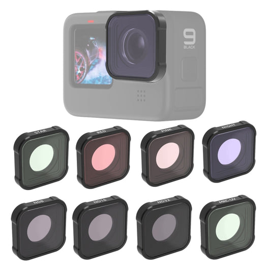JSR KB Series STAR+MCUV+NIGHT+Diving Red+Diving Pink+ND8+ND16+ND32 Lens Filter for GoPro HERO10 Black / HERO9 Black - Lens Filter by JSR | Online Shopping South Africa | PMC Jewellery | Buy Now Pay Later Mobicred