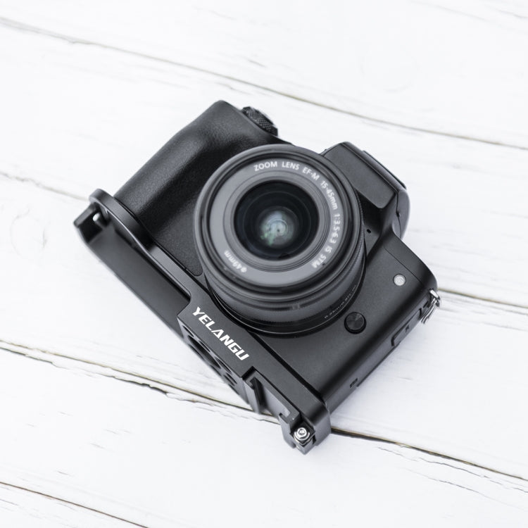 YELANGU CL13 Camera Expansion Board Base L Plate for Canon EOS M50 (Black) - free shipping - PMc TechLife - Order now!
