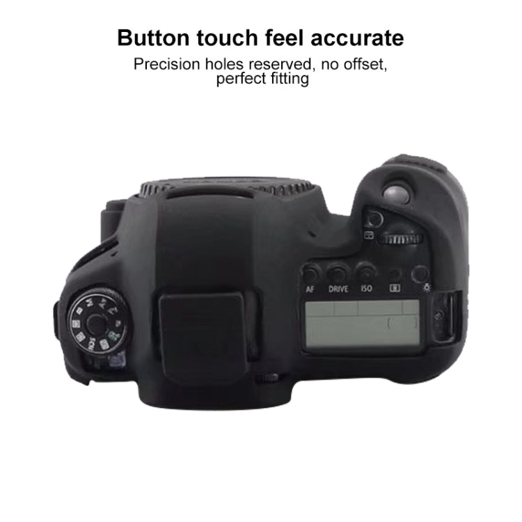 For Canon EOS 6D Mark II Soft Silicone Protective Case (Yellow) - Protective Case by PMC TechLife | Online Shopping South Africa | PMC TechLife | Buy Now Pay Later Mobicred
