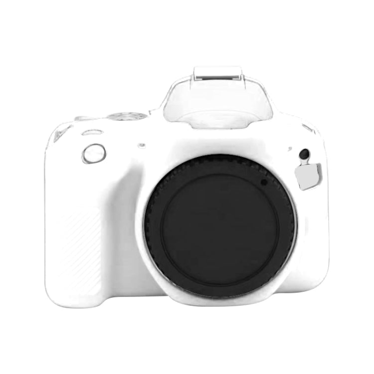 For Canon EOS 200D / EOS 200D Mark II Soft Silicone Protective Case(White) - Protective Case by PMC TechLife | Online Shopping South Africa | PMC TechLife | Buy Now Pay Later Mobicred