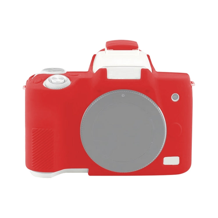 For Canon EOS M50 Mark II / M50 II Soft Silicone Protective Case(Red) - Protective Case by PMC TechLife | Online Shopping South Africa | PMC TechLife | Buy Now Pay Later Mobicred
