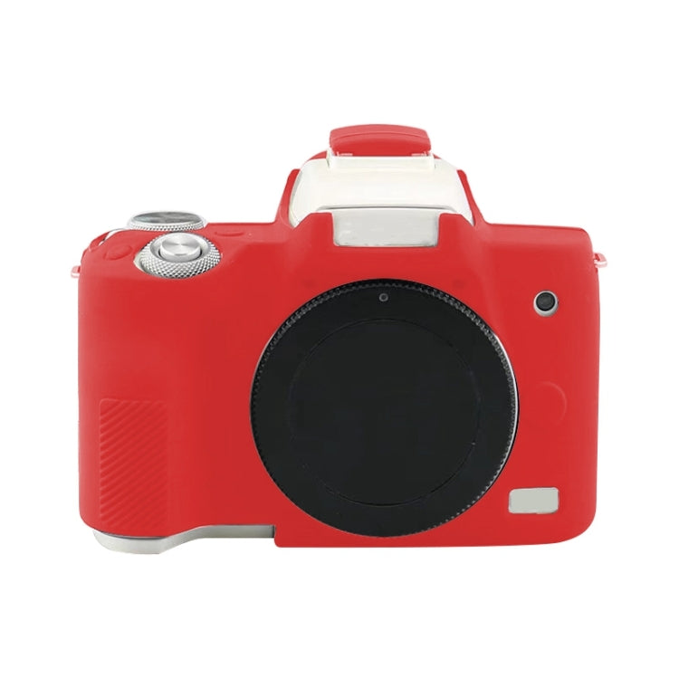 For Canon EOS M50 Mark II / M50 II Soft Silicone Protective Case(Red) - Protective Case by PMC TechLife | Online Shopping South Africa | PMC TechLife | Buy Now Pay Later Mobicred