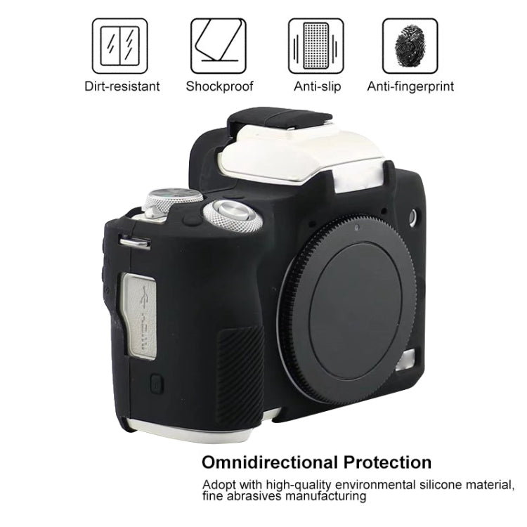 For Canon EOS M50 Mark II / M50 II Soft Silicone Protective Case(Red) - Protective Case by PMC TechLife | Online Shopping South Africa | PMC TechLife | Buy Now Pay Later Mobicred