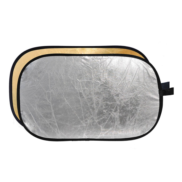 Godox FT01 2 in 1 Gold / Silver Oval Folding Reflector Board, Size: 150 x 200cm - free shipping - PMC TechLife - Order now!