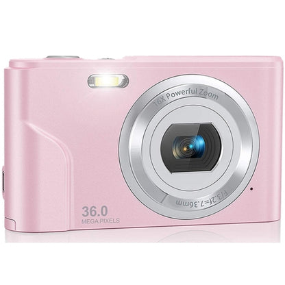 DC311 2.4 inch 36MP 16X Zoom 2.7K Full HD Digital Camera Children Card Camera, US Plug(Pink) - Children Cameras by PMC Jewellery | Online Shopping South Africa | PMC Jewellery | Buy Now Pay Later Mobicred