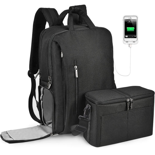 CADeN L5 III Multi-function Digital Camera Dual Shoulders Bag Backpack (Black) - Backpack by CADeN | Online Shopping South Africa | PMC Jewellery | Buy Now Pay Later Mobicred