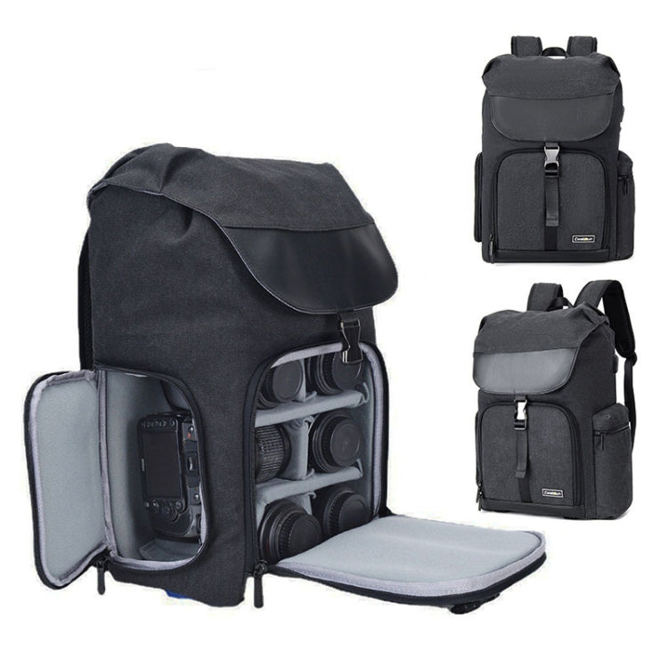 CADeN M8 Side Open Canvas Large Capacity Photography Backpack Shoulder Bag - free shipping - PMC TechLife - Order now!
