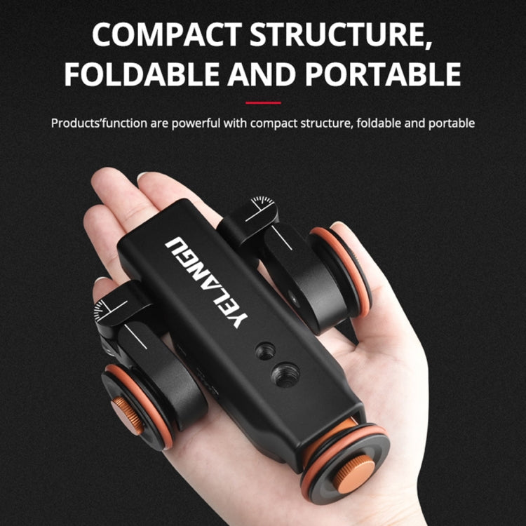 YELANGU L4X Camera Wheel Dolly + PC142 Phone Clamp with Remote, Load: 3kg - free shipping - PMC TechLife - Order now!