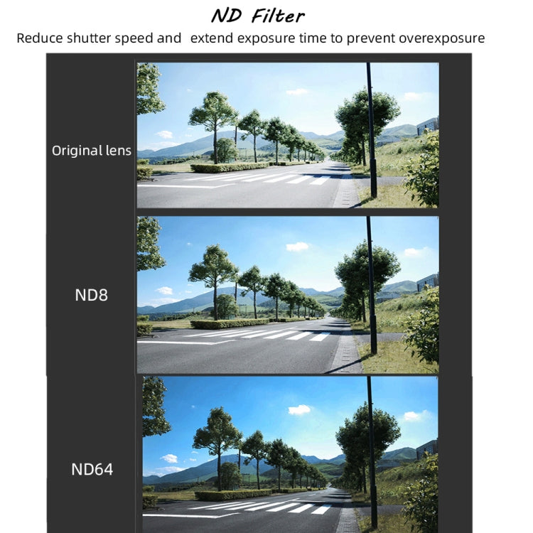 JSR Round Housing ND4 Lens Filter for GoPro HERO8 Black - Lens Filter by JSR | Online Shopping South Africa | PMC TechLife | Buy Now Pay Later Mobicred