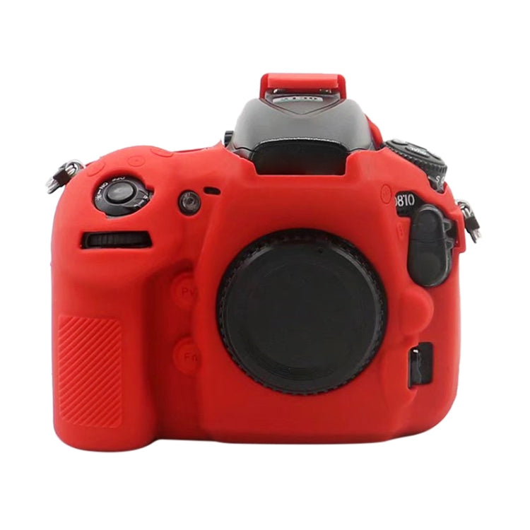 Soft Silicone Protective Case for Nikon D810 (Red) - free shipping - PMC TechLife - Order now!