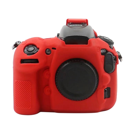 Soft Silicone Protective Case for Nikon D810 (Red) - Protective Case by PMC Jewellery | Online Shopping South Africa | PMC Jewellery | Buy Now Pay Later Mobicred