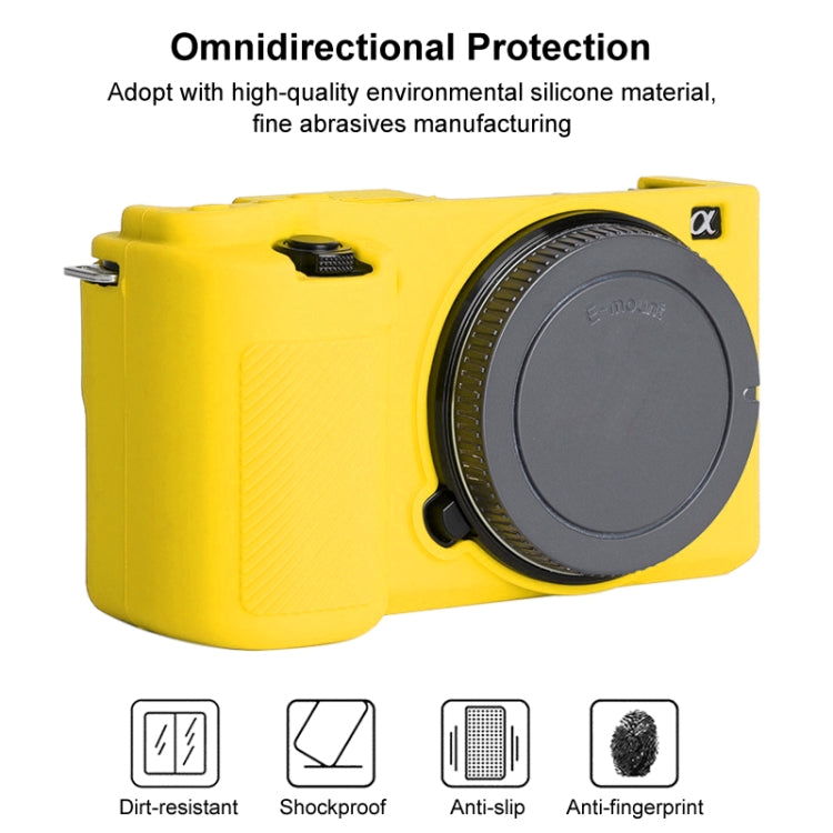 For Sony ZV-E10 Soft Silicone Protective Case (Yellow) - free shipping - PMC TechLife - Order now!