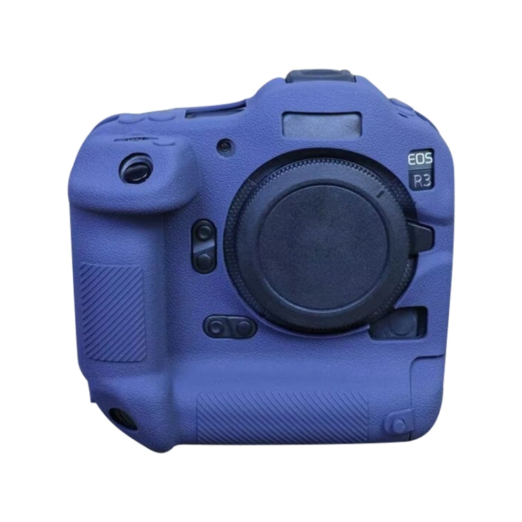 For Canon EOS R3 Soft Silicone Protective Case (Blue) - Protective Case by PMC TechLife | Online Shopping South Africa | PMC TechLife | Buy Now Pay Later Mobicred
