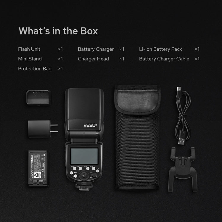 Godox V850III 2.4GHz Wireless Flash Speedlite Camera Light(US Plug) - free shipping - PMC TechLife - Order now!