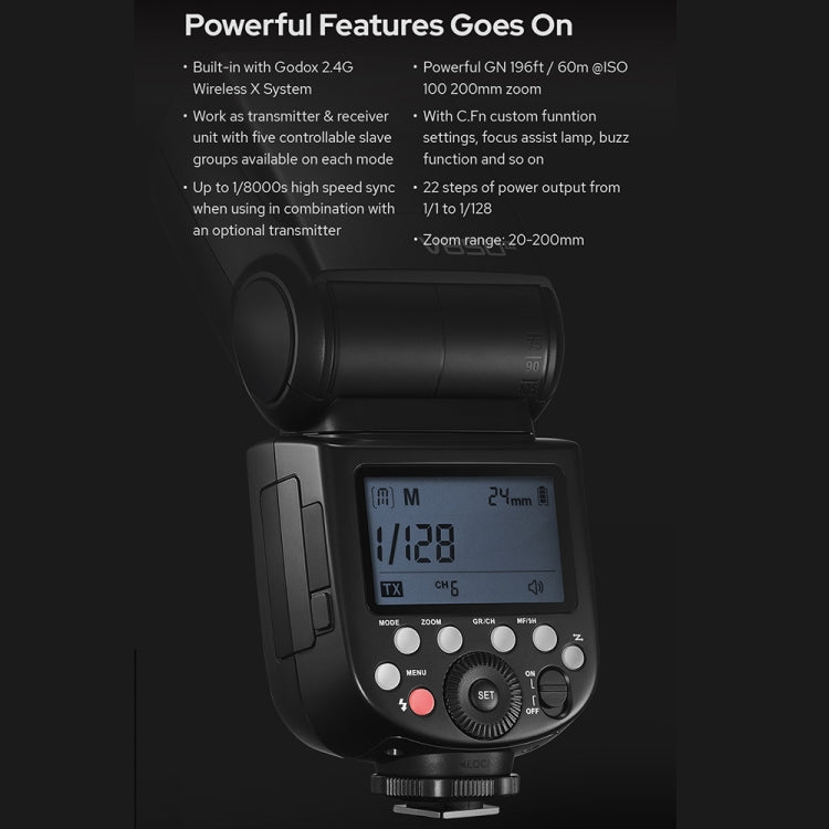 Godox V850III 2.4GHz Wireless Flash Speedlite Camera Light(UK Plug) - free shipping - PMC TechLife - Order now!