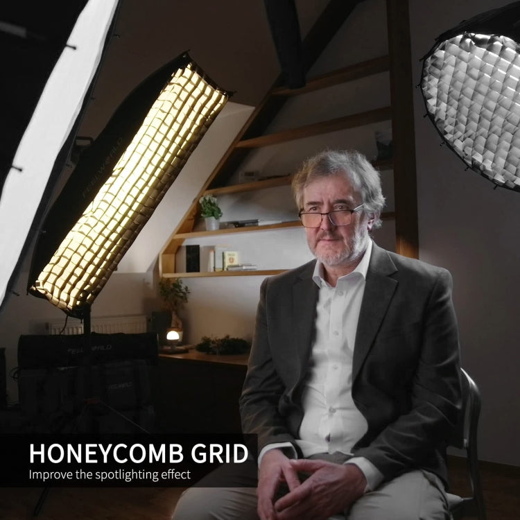 FEELWORLD FSR120 30x120cm Rectangular Softbox Quick Release Bowens Mount Diffuser - free shipping - PMC TechLife - Order now!