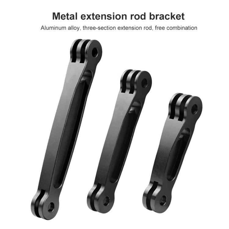 Joint Aluminum Extension Arm Grip Extenter for GoPro Hero12 Black / Hero11 /10 /9 /8 /7 /6 /5, Insta360 Ace / Ace Pro, DJI Osmo Action 4 and Other Action Cameras, Length: 10.8cm - Others by PMC Jewellery | Online Shopping South Africa | PMC Jewellery | Buy Now Pay Later Mobicred