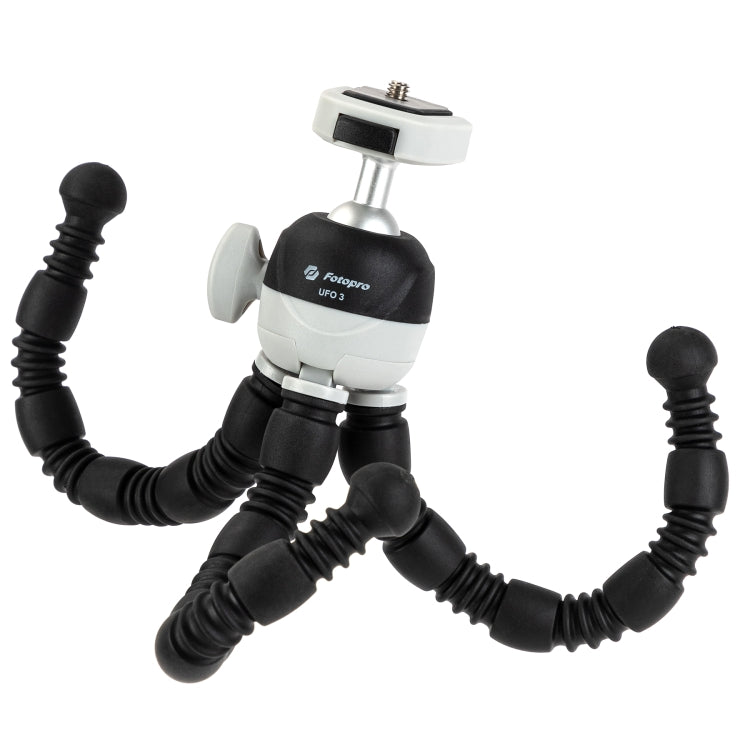 Fotopro UFO 3 Flexible Tripod Mount for SLR Cameras, GoPro, Phones (Black) - Portable Mini Tripod by Fotopro | Online Shopping South Africa | PMC Jewellery | Buy Now Pay Later Mobicred