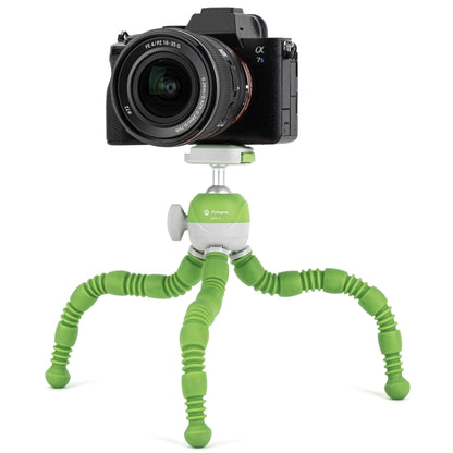 Fotopro UFO 3 Flexible Tripod Mount for SLR Cameras, GoPro, Phones (Green) - Portable Mini Tripod by Fotopro | Online Shopping South Africa | PMC Jewellery | Buy Now Pay Later Mobicred