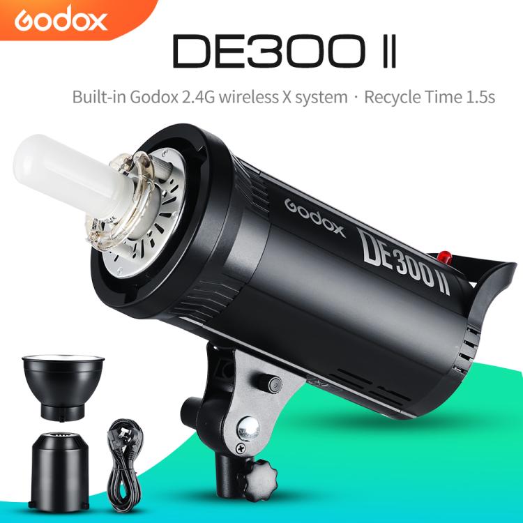 Godox DE300II 300Ws Studio Flash Light Strobe Lamp Head Bowens Mount Speedlight (US Plug) - free shipping - PMC TechLife - Order now!