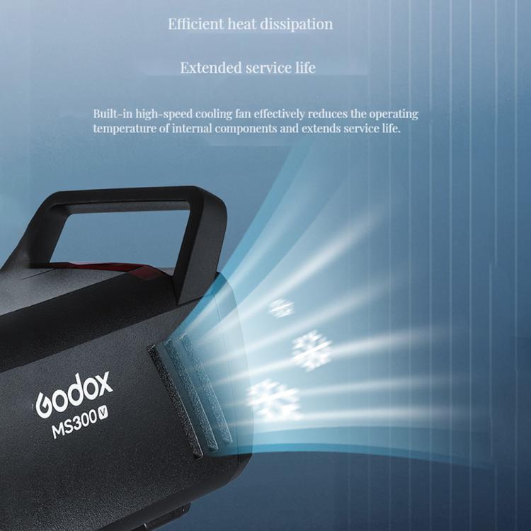 Godox MS300-V Studio Flash Light 300Ws Bowens Mount Strobe Light with Lamp Cover (US Plug) - free shipping - PMC TechLife - Order now!