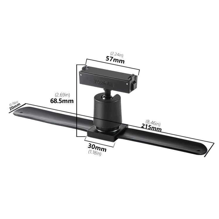 For Insta360 GO 3S / GO 3 STARTRC Silicone Wristband Snap Ring Quick Release Fixed Adapter Mount (Black) - free shipping - PMC TechLife - Order now!