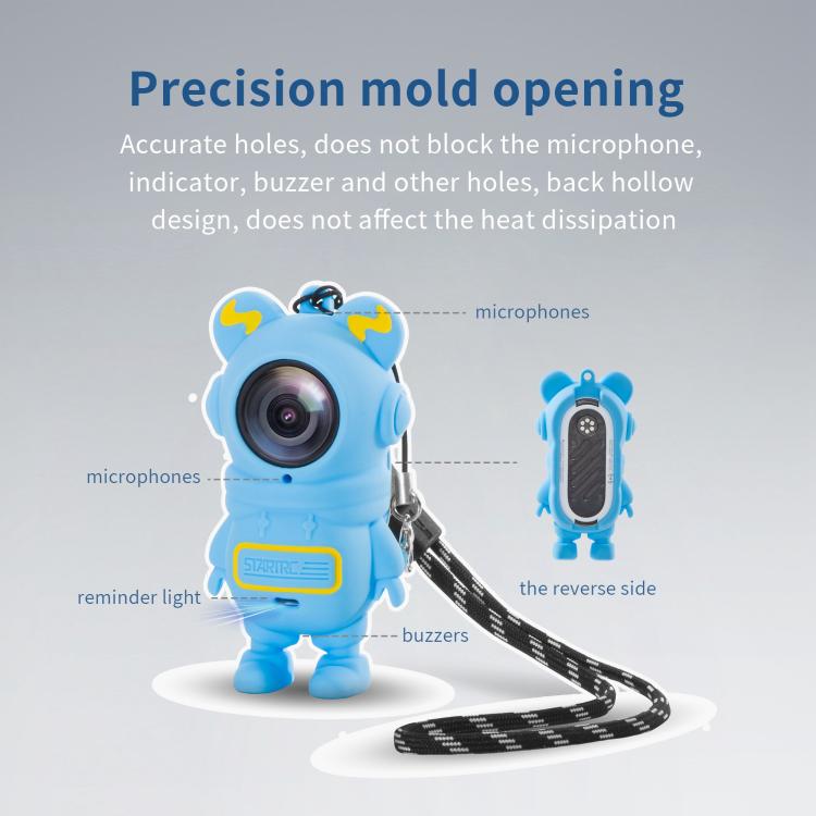For Insta360 GO 3S STARTRC Cartoon Silicone Protective Case (Baby Blue) - free shipping - PMC TechLife - Order now!