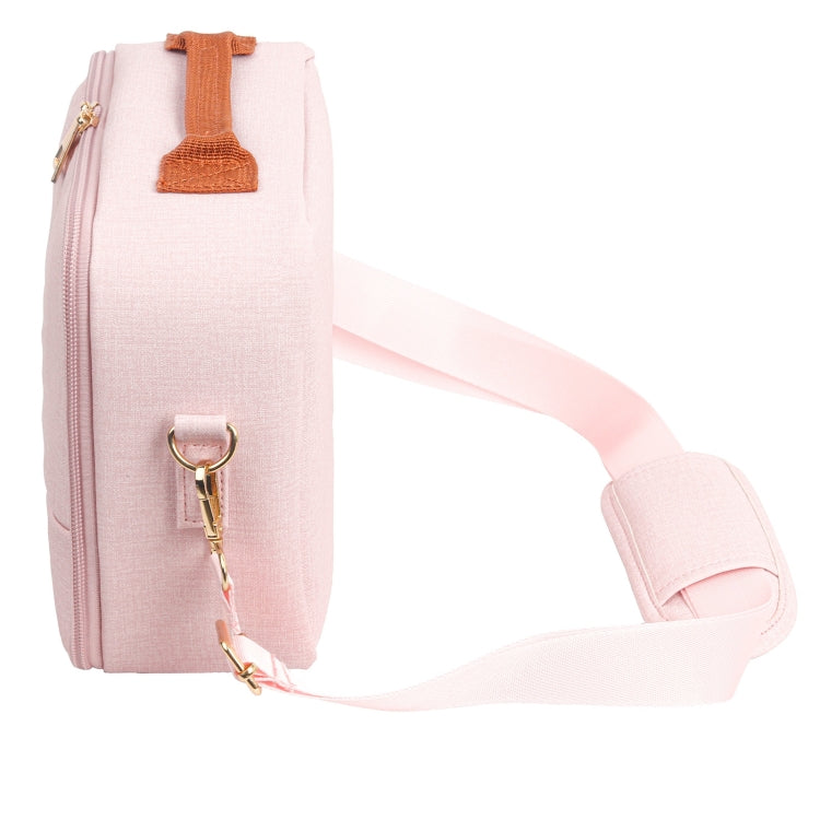 Portable Mini Printer Storage Bag For CP910/1200/1300 (Pink) - Strap Satchel by PMC TechLife | Online Shopping South Africa | PMC TechLife | Buy Now Pay Later Mobicred