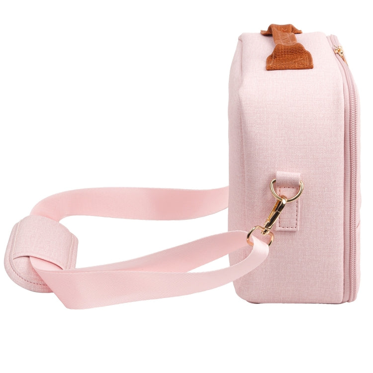 Portable Mini Printer Storage Bag For CP910/1200/1300 (Pink) - Strap Satchel by PMC TechLife | Online Shopping South Africa | PMC TechLife | Buy Now Pay Later Mobicred