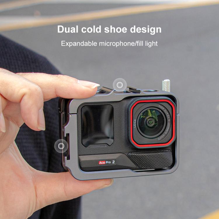 For Insta360 Ace Pro 2 Metal Protective Cage Adapter Frame - free shipping - PMC TechLife - Order now!